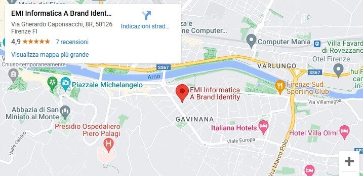 Mappa EMI Informatica Dove Siamo EMI Informatica