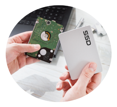 Sostituzione HDD con SSD Upgrade HDD con SSD